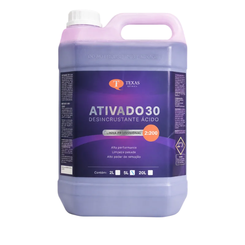 Ativado 30 desincrustante ácido Texas Química