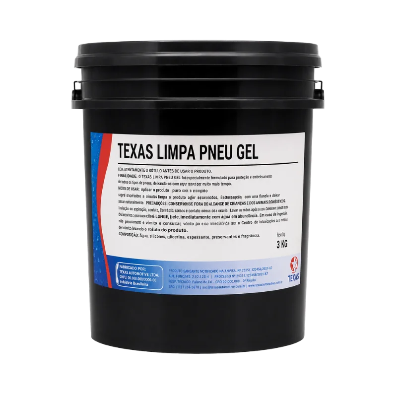 Texas Limpa Pneu Gel Texas Química