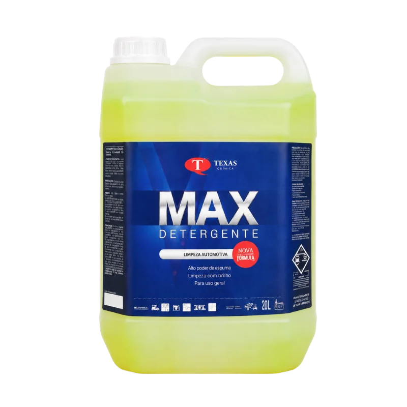 MAX Detergente limpeza automotiva Texas Química
